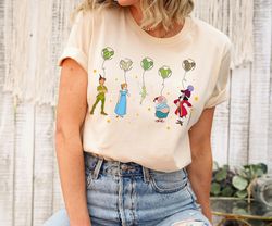 Retro Peter Pan Disney World Shirt Balloon Shirt Peter Pan CharacterShirt Magic ,Tshirt, shirt gift, Sport shirt