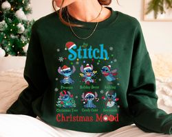 Stitch ChristmaMood Vacay Mode PresentHoliday Decor Socking Shirt Family Matchin,Tshirt, shirt gift, Sport shirt