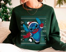 Stitch Happy Holiday Shirt Lilo And Stitch Merry ChristmaFamily Matching Walt Di,Tshirt, shirt gift, Sport shirt