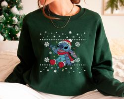 Stitch Ugly Sweater Merry ChristmaShirt Family Matching Walt Disney World Shirt ,Tshirt, shirt gift, Sport shirt