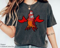 The Little Mermaid Sebastian Crab Pocket Icon Shirt Walt Disney World Shirt Gift,Tshirt, shirt gift, Sport shirt