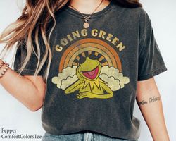 The MuppetKermit The Frog Going Green Sunrise Shirt Family Matching Walt Disney ,Tshirt, shirt gift, Sport shirt