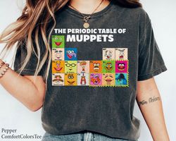 The MuppetPeriodic Table Of The MuppetShirt Family Matching Walt Disney World Sh,Tshirt, shirt gift, Sport shirt