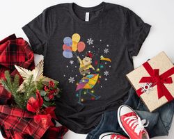 Up Russell BalloonOn Kevin Graphic Merry ChristmaShirt Family Matching Walt Disn,Tshirt, shirt gift, Sport shirt