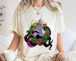 Ursula ChristmaLight Merry ChristmaXmaLight Santa Hat ChristmaWreath Shirt Famil,Tshirt, shirt gift, Sport shirt