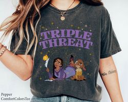 Wish Triple Threat Shirt Family Matching Walt Disney World Shirt Gift IdeaMen Wo,Tshirt, shirt gift, Sport shirt