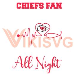 Chiefs Fan All Day Nurse All Night SVG