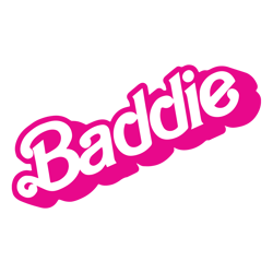 Baddie Svg Baddie Barbie Svg Baddie Pink Logo Svg Birthday Baddie Svg