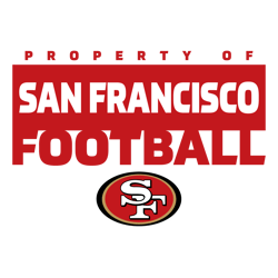 Property Of San Francisco Football SVG Digital Download Untitled