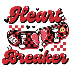 Heart Breaker Self Love Club SVG