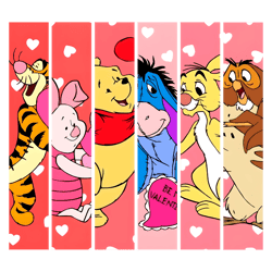 Retro Disney Winnie The Pooh Friends PNG