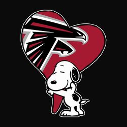 Snoopy Hugs The Atlanta Falcons SVG