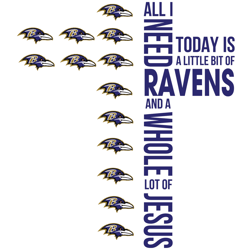 All I Need Today Is A Little Bit Of Ravens SVG Sport SVG Baltimore Ravens SVG