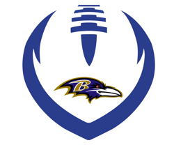 Baltimore Ravens Football Crest SVG