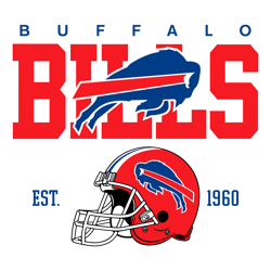 Buffalo Bills Football Helmet SVG Digital Download