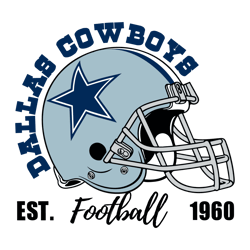Dallas Cowboys Football Helmet 1960 SVG Untitled