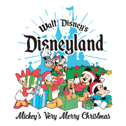 Disneyland Mickeys Very Merry Christmas SVG
