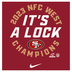 2023 Nfc West Champions Its A Lock SVG
