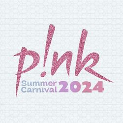 Glitter Pink Summer Carnival 2024 PNG