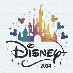 Retro Disney 2024 Magical Castle PNG