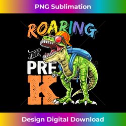 Roaring Pre-K Dinosaur Back to School Backpack Boys Gift - Vibrant Sublimation Digital Download - Lively and Captivating Visuals