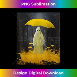 Vintage Floral Ghost In The Forest Cute Halloween Aesthetic - Timeless PNG Sublimation Download - Craft with Boldness and Assurance