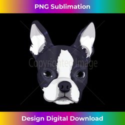 Kids Boston Terrier Dog For Women And Girls - Minimalist Sublimation Digital File - Pioneer New Aesthetic Frontiers
