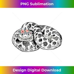 hognose snake with floral headband - edgy sublimation digital file - rapidly innovate your artistic vision
