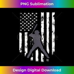 American Flag Baseball Cool Distressed Jersey Gift - Urban Sublimation PNG Design - Rapidly Innovate Your Artistic Vision