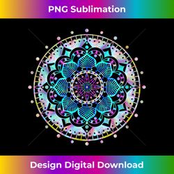 Aesthetic Colorful Mandala Sacred Geometry Gift T - Edgy Sublimation Digital File - Spark Your Artistic Genius