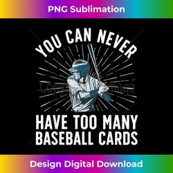 baseball card art for men women baseball card collecting - sophisticated png sublimation file - striking & memorable impressions