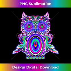 Ayahuasca Shaman - Forest Consciousness, Psychedelic Owl - Classic Sublimation PNG File - Elevate Your Style with Intricate Details