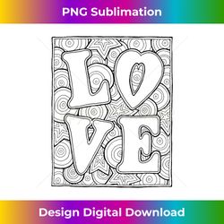 Kids LOVE  For colouring  coloring with fabric pens - Sublimation-Optimized PNG File - Infuse Everyday with a Celebratory Spirit