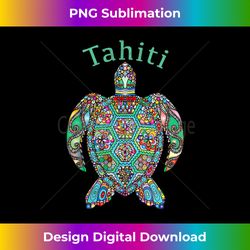 s Tahiti Tribal Turtle - Bohemian Sublimation Digital Download - Animate Your Creative Concepts