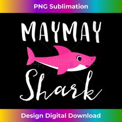 s MayMay Shark Grandma Grandmother Pink Shark Graphic - Classic Sublimation PNG File - Channel Your Creative Rebel