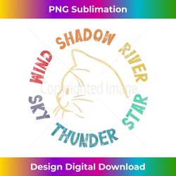 Wind Shadow River Star Thunder Sky Cat Feline - Bespoke Sublimation Digital File - Animate Your Creative Concepts