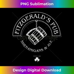 St Patricks Day Irish Pub Fitzgeralds Pub Shenanigans - Sophisticated PNG Sublimation File - Chic, Bold, and Uncompromising