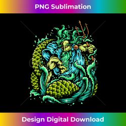 Poseidon - King Of The Sea Greek Mythology Ocean - Bespoke Sublimation Digital File - Tailor-Made for Sublimation Craftsmanship
