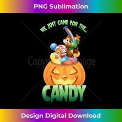 disney chip 'n' dale rescue rangers halloween pumpkin candy - edgy sublimation digital file - rapidly innovate your artistic vision