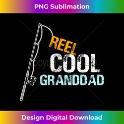 from Granddaughter Grandson Reel Cool Granddad - Futuristic PNG Sublimation File - Access the Spectrum of Sublimation Artistry
