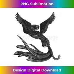 Black Phoenix Cool Mythical Creature Animal Myth Lover - Timeless PNG Sublimation Download - Reimagine Your Sublimation Pieces