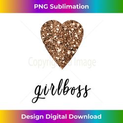 Girlboss Pink Heart Cute Positive Saying Girls - Bespoke Sublimation Digital File - Ideal for Imaginative Endeavors
