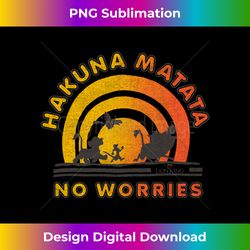 Disney The Lion King Hakuna Matata No Worries Sunset Logo - Chic Sublimation Digital Download - Channel Your Creative Rebel