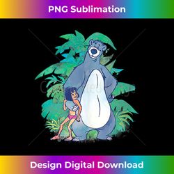 Disney The Jungle Book Mowgli & Baloo Jungle Buddies - Artisanal Sublimation PNG File - Enhance Your Art with a Dash of Spice