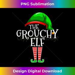 The Grouchy Elf Group Matching Family Christmas Outfit - Luxe Sublimation PNG Download - Immerse in Creativity with Every Design