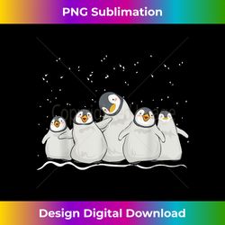 Penguin for Family - Innovative PNG Sublimation Design - Pioneer New Aesthetic Frontiers