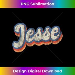 Jesse Personalized Name Custom Lettering 70's - Edgy Sublimation Digital File - Pioneer New Aesthetic Frontiers
