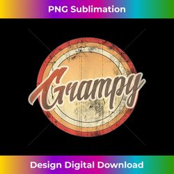 Graphic 365 Grampy Vintage Retro Fathers Day Funny Men - Futuristic PNG Sublimation File - Lively and Captivating Visuals