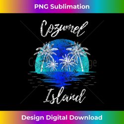 s Retro Cool Cozumel Mexico Beaches Distressed Graphic Design - Vibrant Sublimation Digital Download - Pioneer New Aesthetic Frontiers