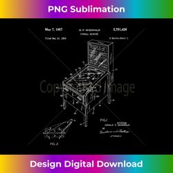 vintage patent print 1957 pinball machine - crafted sublimation digital download - animate your creative concepts
